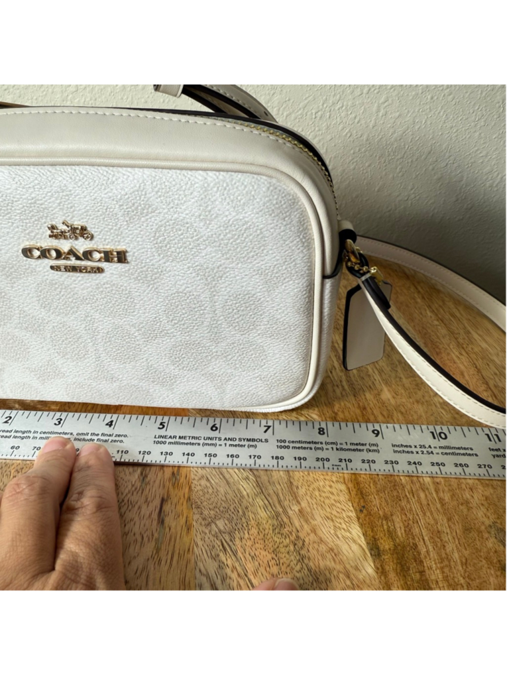 Women's Coach Crossbody Bag One Size White Beige - Picture 6 of 15